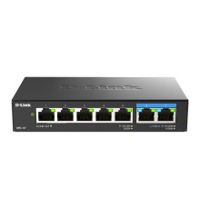 D-Link DMS-107/A1A Коммутатор с 5 портами 10/100/1000Base-T и 2 портами 100/1000/2.5GBase-T