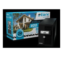 ИБП STARK SC 600 {600ВА/360Вт, Line-Interactive, Напольный, 140-300В, 2 х ЕВРО, синт синус, БЕЗ АКБ - внешняя батарея 1 от 40-200Ач}