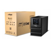 ИБП STARK SC 3000 ONLINE ONE {3000ВА/3000Вт, Online, на пол, 110-300В, 3хЕВРО, Smart-slot, USB, RS232, EPO, БЕЗ АКБ - внешние батареи 8 шт 4,5-240Ач}