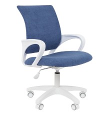 Кресло Chairman Kids 103 Россия ткань M морской, белый пластик LT (7198245)