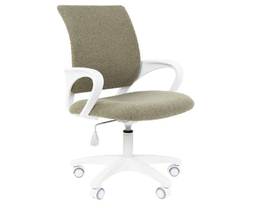 [Офисные кресла] Кресло Chairman Kids 103 Россия ткань В оливка, белый пластик LT (7198248)