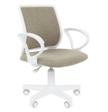 Кресло Chairman Kids 112 Россия ткань В оливка, белый пластик (7197278)