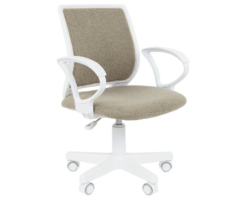 [Офисные кресла] Кресло Chairman Kids 112 Россия ткань В оливка, белый пластик (7197278)