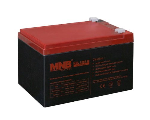 [МНБ акб] MNB Battery MNB HRL 1251 W (12V/10Ah) F2 {УТ-00003095}