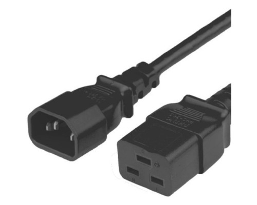 [кабель] Кабель питания Filum FL-PC16-C14-C19-1.8M С14- C19, 3х1 мм?, 220В, 10A, чёрный, 1.8 м. (1010479)