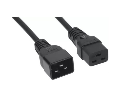 [кабель] Кабель питания Filum FL-PC-C19/C20-C3-0.5-BK ПВС-АП 3x2.5 С19 - C20, 220/250В, 16А, чёрный, 0.5м (1084612)