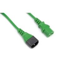 Кабель питания Filum FL-PC-C13/C14-C1-1.8-GR ПВС-АП 3x1.0 С13 - C14, 220/250В, 10А, зеленый, 1.8м	(1070852)