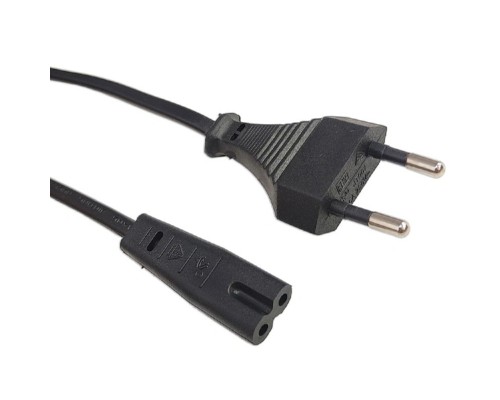 [кабель] Кабель питания Filum FL-PC2.5-EU-C7-3M CEE 7/16 -С13, 2х0.5, 220В, 2.5A, чёрный, 3.0м (1115457)