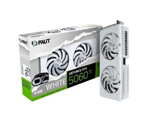 [Видеокарта] Видеокарта Palit RTX5060Ti WHITE OC 8GB GDDR7 128bit 3xDP HDMI 2FAN RTL