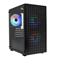 XASTRA Корпус A306M 3FRGB Black mATX/Mesh/ tempered glass / 3x 120mm FC120 FRGB fans/ A306M-3FC12F