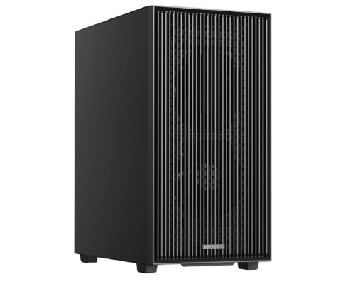 [Корпуса] XASTRA Корпус A307M 2BK SI Black mATX/Mesh/Metal left panel / 2x120mm PWM FC black fans/ A307M-2FC12BK-SI