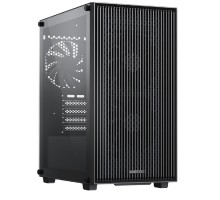 XASTRA Корпус A307M 3BK Black mATX/Mesh/ tempered glass / 3x120mm PWM FC black fans/ A307M-3FC12BK
