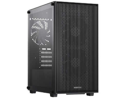 [Корпуса] XASTRA Корпус A307M 3BK Black mATX/Mesh/ tempered glass / 3x120mm PWM FC black fans/ A307M-3FC12BK