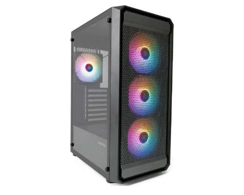 [Корпуса] XASTRA Корпус A403 4ARGB Black ATX/Mesh/ tempered glass / 4x120mm ARGB PWM fans/ A403-4FC12A