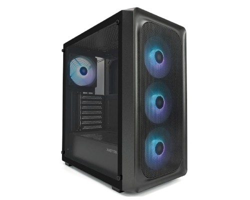 [Корпуса] XASTRA Корпус A407 4ARGB Black ATX/Mesh/ tempered glass / 4x120mm ARGB PWM fans/ A407-4FC12A