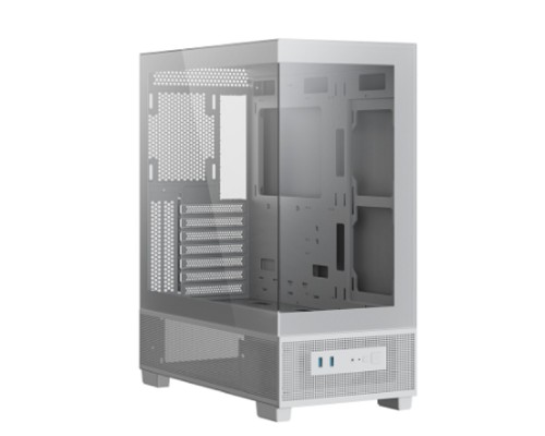 [Корпуса] XASTRA Корпус Q500-0F White ATX/Aquarium/Screewless/no fans/ Q500-0F-WH