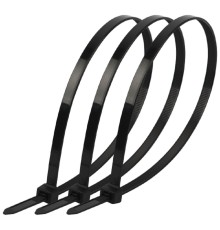 ЭРА Б0066003 Кабельная стяжка NO-225-187 (хомут) нейлоновая 4.8 х 400 мм чёрная (100 шт/уп)