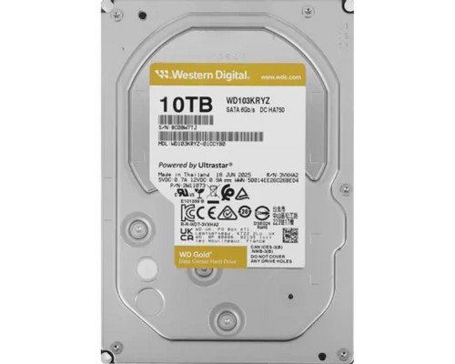 [Жесткий диск] Жесткий диск Western Digital Gold WD103KRYZ 10ТБ 3,5