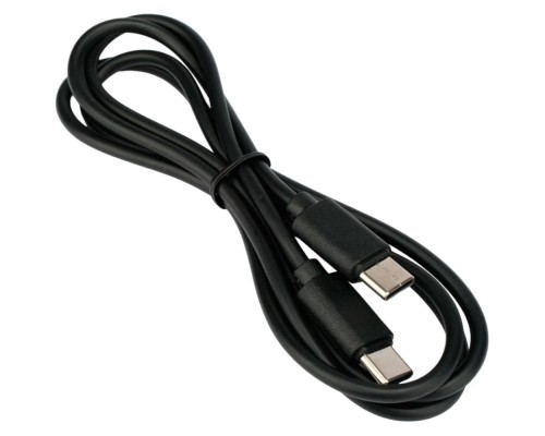 [кабели] Гарнизон Кабель USB2.0 Type-C/Type-C, 3A, 60Вт, PD/QC3.0, медь, 1м, черный, пакет (GCC-USB2-CMCM-1M)