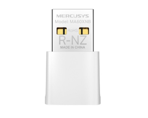 [Mercusys] Mercusys MA60XNB Сверхкомпактный USB-адаптер с поддержкой Wi-Fi 6 AX900 и Bluetooth 5.3