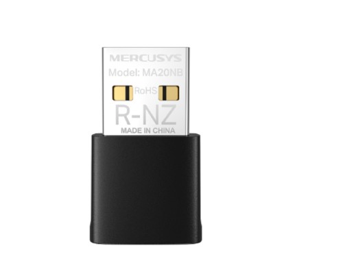 [Mercusys] Mercusys MA20NB Сверхкомпактный USB-адаптер с поддержкой Wi-Fi AC650 и Bluetooth