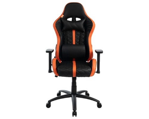 [Офисные кресла] Кресло игровое Filum FL-CH-G-050 пластиковая крестовина, спинка/сиденье экокожа с прострочкой, поясничная подушка, подлокотники с регулировкой по высо (1113087)