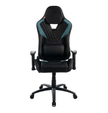 Кресло игровое Filum FL-CH-G-060 пластиковая крестовина, спинка/сиденье экокожа с прострочкой с тканевыми элементами, поясничная подушка, подушка-подг (1113088)