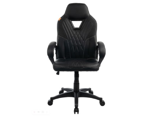 [Офисные кресла] Кресло офисное Filum FL-CH-OF-030 пластиковая крестовина, спинка/сиденье экокожа с перфорацией, газлифт 100мм, усиленные колеса, подлокотники со встав (1113092)