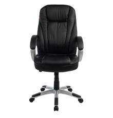 Кресло офисное Filum FL-CH-OFB-020 бизнес, усиленная крестовина из металла/хром, спинка/сиденье экокожа, газлифт 100мм, колеса пластик, подлокотники с (1113094)