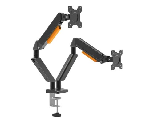 [Крепеж] Кронштейн для монитора Filum FL-DMG002DB двойной, газлифт, VESA: 75x75/100x100, для диагонали 10