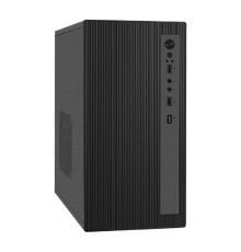 Exegate EX299062RUS Корпус Minitower ExeGate BAA-303M-AAA350 (mATX, БП AAA350 с вент. 8см, 2*USB, HD Audio, черный)