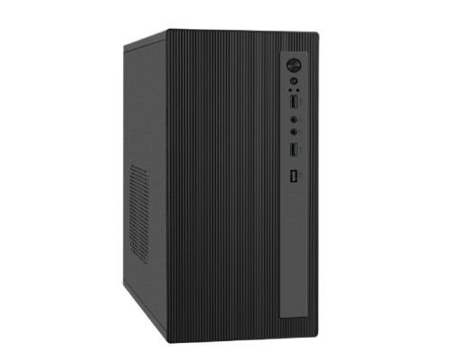 [Корпуса] Exegate EX299216RUS Корпус Minitower ExeGate BAA-303M-UNS350 (mATX, БП UNS350 с вент. 12см, 2*USB, HD Audio, черный)