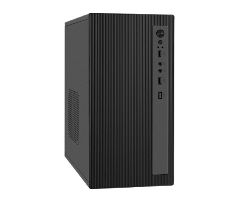 [Корпуса] Exegate EX299219RUS Корпус Minitower ExeGate BAA-303M-UNS500 (mATX, БП UNS500 с вент. 12см, 2*USB, HD Audio, черный)