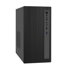 Exegate EX299067RUS Корпус Minitower ExeGate BAA-303MU-AAA400 (mATX, БП AAA400 с вент. 8см, 2*USB+1*USB3.0, HD Audio, черный)