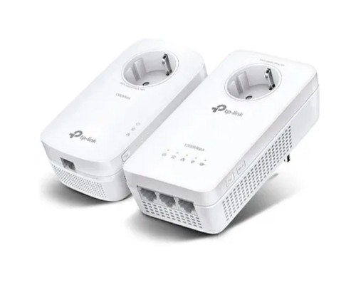 [Сетевое оборудование] TP-Link TL-WPA8631P KIT AV1300 Комплект двухдиапазонных гигабитных Powerline-адаптеров с Wi-Fi и встроенной розеткой