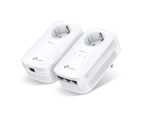[Сетевое оборудование] TP-Link TL-PA8033P KIT AV1300 Комплект гигабитных Powerline-адаптеров со встроенной розеткой
