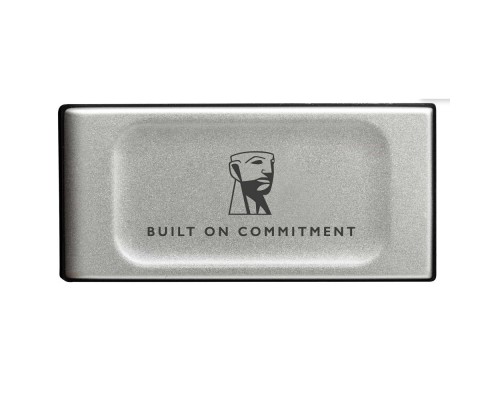 [носитель информации] Kingston Portable SSD 1TB External XS2000 BOC,Type-C, USB 3.2 Gen 2x2, R/W 2000/2000MB/s, IP55, 70x33x14mm, Silver (60 мес)