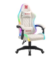 Игровое кресло Energy Белый,RGB,класс 4,PU DEFENDER