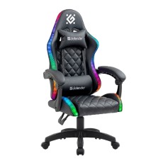 Игровое кресло Energy Черный,RGB,класс 4,PU DEFENDER