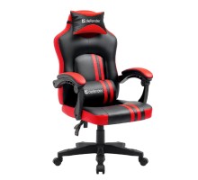 Игровое кресло Mercury Черный/Красный,полиуретан,50мм DEFENDER
