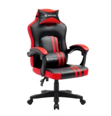Игровое кресло Mercury Черный/Красный,полиуретан,50мм DEFENDER
