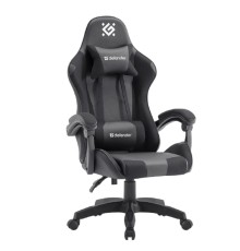 Игровое кресло Okas Чер/сер,класс3, PU +сетка DEFENDER