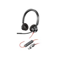 Poly BW 8X220AA 3320 Stereo -M USB-C HS +USB-C/A Гарнитура проводная