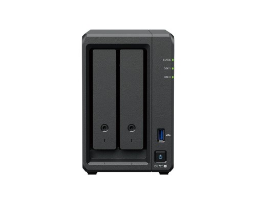[Дисковый массив] Synology DS725+ СХД настольное исполнение 2BAY NO HDD 