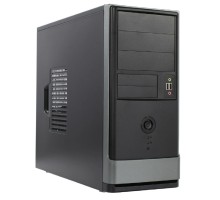 INWIN EAR-002 PM-600ATX-F Black-Graphite Mid Tower (ATX, Micro-ATX, без БП, Steel SPCC) (6196008)