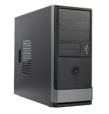 INWIN EAR-002 PM-600ATX-F Black-Graphite Mid Tower (ATX, Micro-ATX, без БП, Steel SPCC) (6196008)