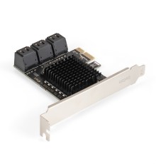 Exegate EX299662RUS Контроллер ExeGate EXE-516v2 (PCI-E x1 v2.0, SATA3 6Gb/s, 6 int, ASMedia Chipset ASM1166)