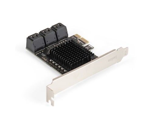 [Контроллер] Exegate EX299662RUS Контроллер ExeGate EXE-516v2 (PCI-E x1 v2.0, SATA3 6Gb/s, 6 int, ASMedia Chipset ASM1166)
