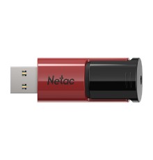 Netac USB Drive 64GB U182 Red USB3.0 [NT03U182N-064G-32RE], выдвижной NETAC