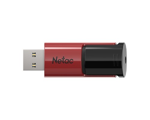 [Носитель информации] Netac USB Drive 256GB U182 Red USB3.0 [NT03U182N-256G-32RE], выдвижной